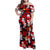 Penguin Winter Sports Christmas Family Matching Off Shoulder Maxi Dress and Hawaiian Shirt Cute Holiday Ski Snow Fun - Wonder Print Shop