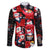 Penguin Winter Sports Christmas Family Matching Short Sleeve Bodycon Dress and Hawaiian Shirt Cute Holiday Ski Snow Fun - Wonder Print Shop