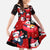 Penguin Winter Sports Christmas Family Matching Summer Maxi Dress and Hawaiian Shirt Cute Holiday Ski Snow Fun - Wonder Print Shop