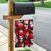 Penguin Winter Sports Christmas Garden Flag Cute Holiday Ski Snow Fun - Wonder Print Shop