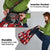 Penguin Winter Sports Christmas Grocery Bag Cute Holiday Ski Snow Fun - Wonder Print Shop
