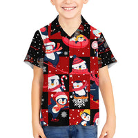 Penguin Winter Sports Christmas Hawaiian Shirt Cute Holiday Ski Snow Fun - Wonder Print Shop