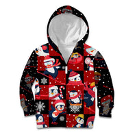 Penguin Winter Sports Christmas Kid Hoodie Cute Holiday Ski Snow Fun - Wonder Print Shop