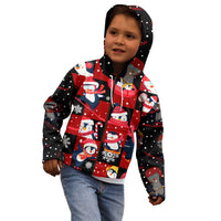 Penguin Winter Sports Christmas Kid Hoodie Cute Holiday Ski Snow Fun - Wonder Print Shop