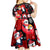 Penguin Winter Sports Christmas Kid Short Sleeve Dress Cute Holiday Ski Snow Fun - Wonder Print Shop