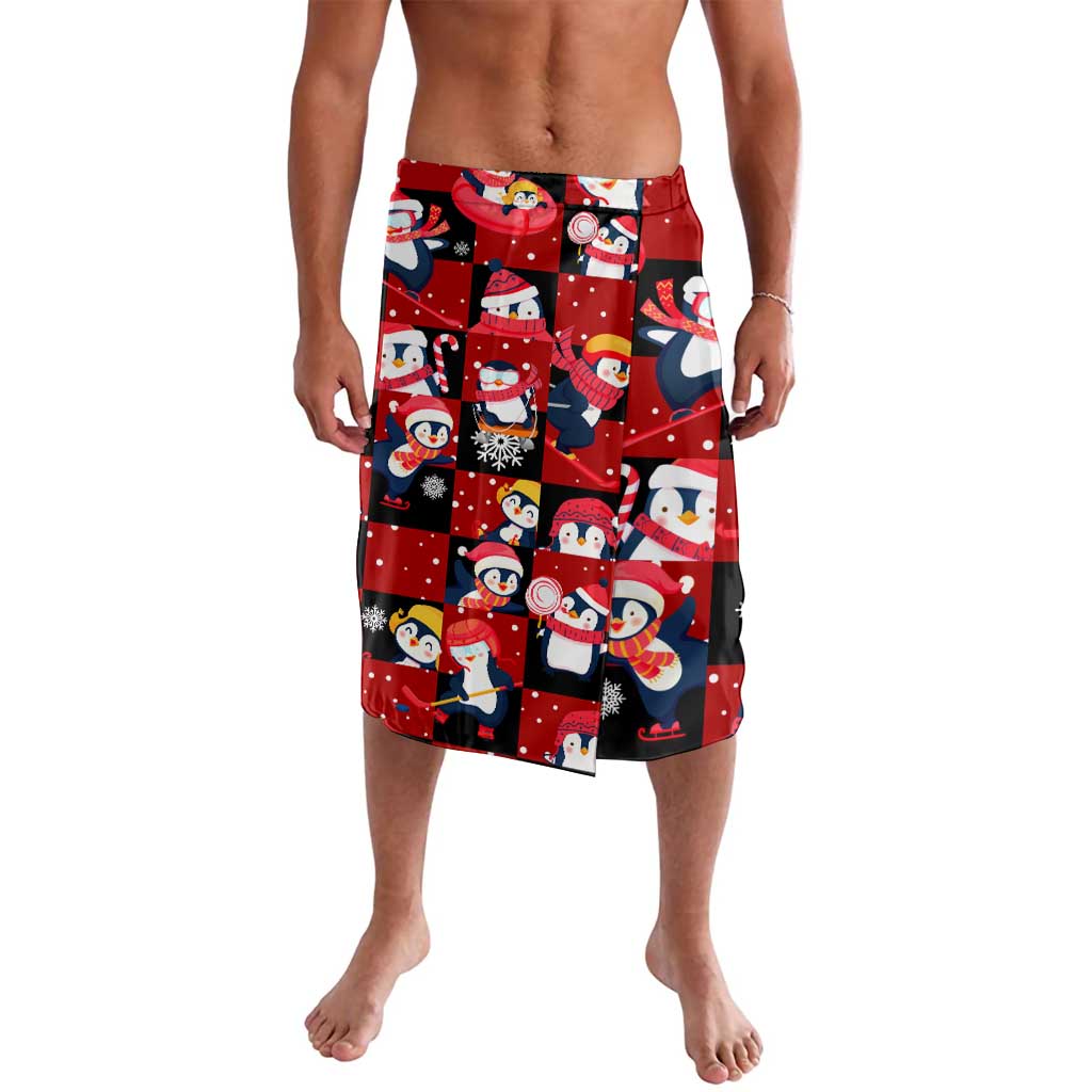 Penguin Winter Sports Christmas Lavalava Cute Holiday Ski Snow Fun - Wonder Print Shop