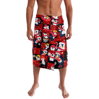 Penguin Winter Sports Christmas Lavalava Cute Holiday Ski Snow Fun - Wonder Print Shop
