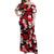 Penguin Winter Sports Christmas Off Shoulder Maxi Dress Cute Holiday Ski Snow Fun - Wonder Print Shop