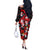 Penguin Winter Sports Christmas Off The Shoulder Long Sleeve Dress Cute Holiday Ski Snow Fun - Wonder Print Shop