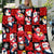 Penguin Winter Sports Christmas Quilt Cute Holiday Ski Snow Fun - Wonder Print Shop