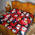Penguin Winter Sports Christmas Quilt Cute Holiday Ski Snow Fun - Wonder Print Shop