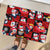 Penguin Winter Sports Christmas Rubber Doormat Cute Holiday Ski Snow Fun - Wonder Print Shop