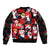 Penguin Winter Sports Christmas Sleeve Zip Bomber Jacket Cute Holiday Ski Snow Fun - Wonder Print Shop