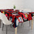 Penguin Winter Sports Christmas Tablecloth Cute Holiday Ski Snow Fun - Wonder Print Shop