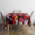 Penguin Winter Sports Christmas Tablecloth Cute Holiday Ski Snow Fun - Wonder Print Shop