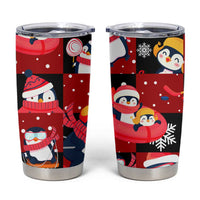 Penguin Winter Sports Christmas Tumbler Cup Cute Holiday Ski Snow Fun - Wonder Print Shop