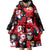 Penguin Winter Sports Christmas Wearable Blanket Hoodie Cute Holiday Ski Snow Fun - Wonder Print Shop