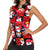 Penguin Winter Sports Christmas Women Sleeveless Polo Shirt Cute Holiday Ski Snow Fun - Wonder Print Shop