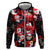 Penguin Winter Sports Christmas Zip Hoodie Cute Holiday Ski Snow Fun - Wonder Print Shop