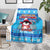 Funny Grumpy Penguin Christmas Blanket All I Want for Christmas Is You To Leave Me Alone - Wonder Print Shop