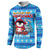Funny Grumpy Penguin Christmas Button Sweatshirt All I Want for Christmas Is You To Leave Me Alone - Wonder Print Shop