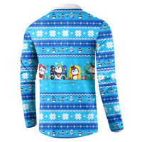 Funny Grumpy Penguin Christmas Button Sweatshirt All I Want for Christmas Is You To Leave Me Alone - Wonder Print Shop