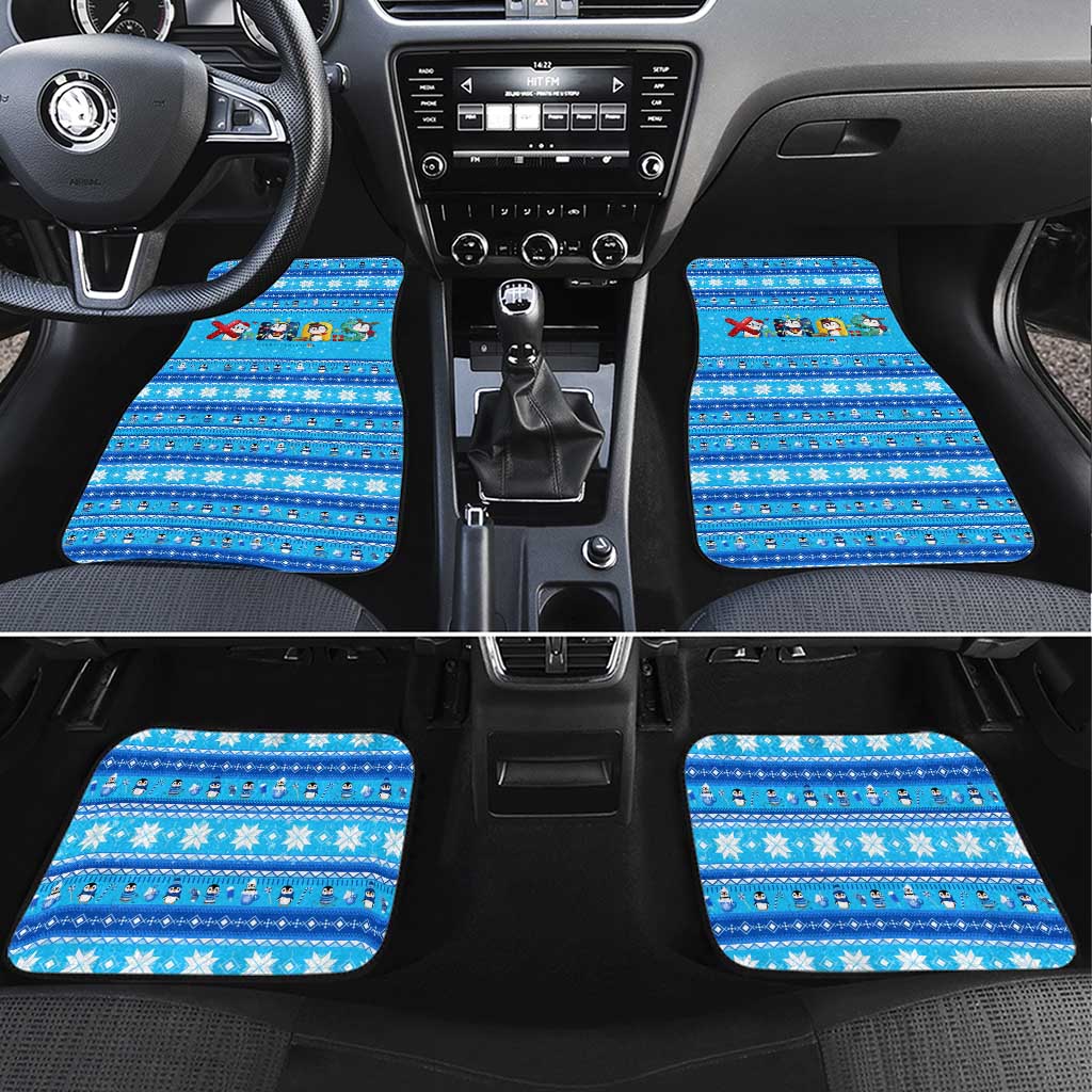 Funny Grumpy Penguin Christmas Car Mats All I Want for Christmas Is You To Leave Me Alone - Wonder Print Shop