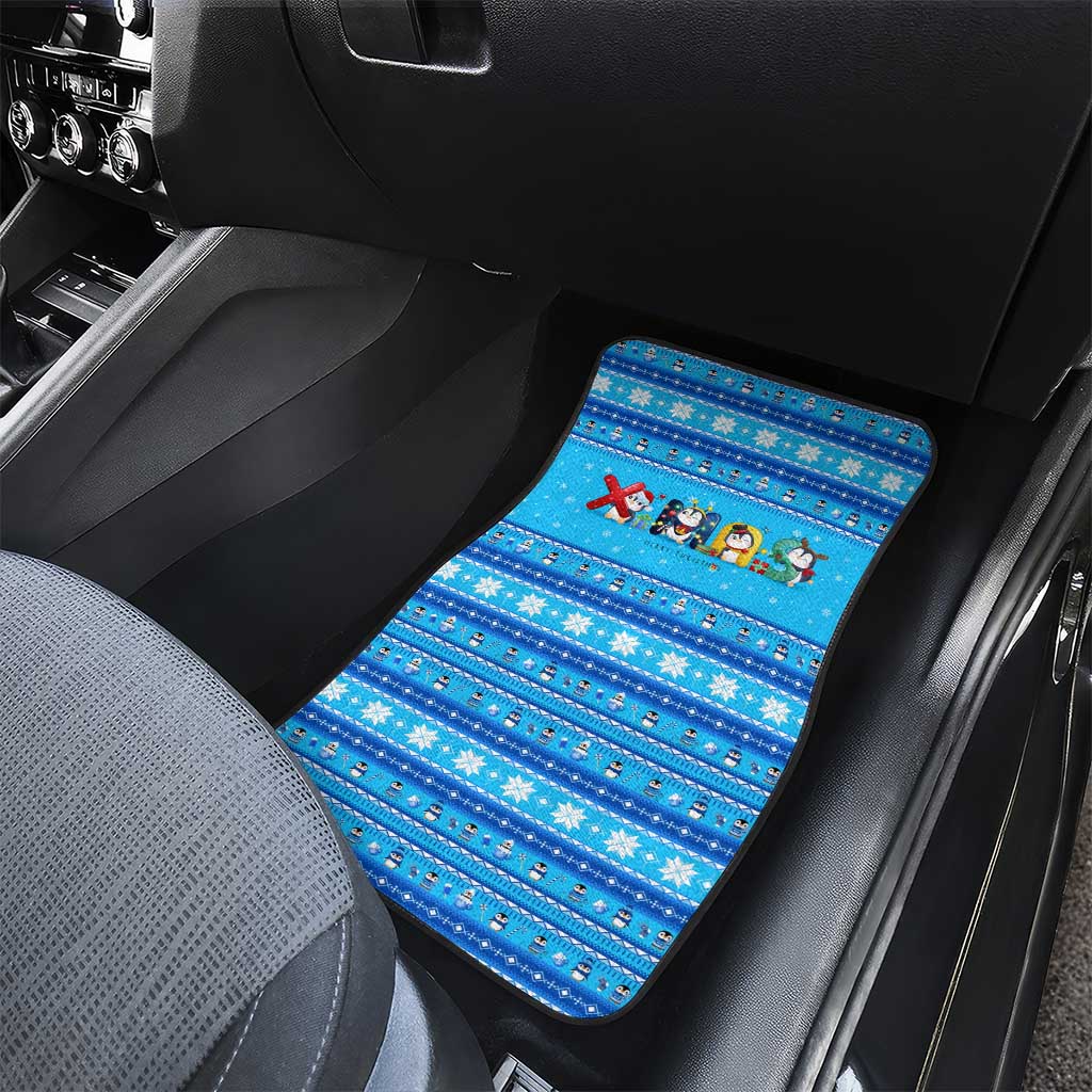 Funny Grumpy Penguin Christmas Car Mats All I Want for Christmas Is You To Leave Me Alone - Wonder Print Shop
