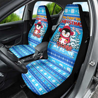 Funny Grumpy Penguin Christmas Car Seat Cover All I Want for Christmas Is You To Leave Me Alone - Wonder Print Shop