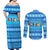 Funny Grumpy Penguin Christmas Couples Matching Off Shoulder Maxi Dress and Long Sleeve Button Shirt All I Want for Christmas Is You To Leave Me Alone - Wonder Print Shop