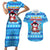 Funny Grumpy Penguin Christmas Couples Matching Short Sleeve Bodycon Dress and Hawaiian Shirt All I Want for Christmas Is You To Leave Me Alone - Wonder Print Shop