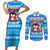 Funny Grumpy Penguin Christmas Couples Matching Short Sleeve Bodycon Dress and Long Sleeve Button Shirt All I Want for Christmas Is You To Leave Me Alone - Wonder Print Shop