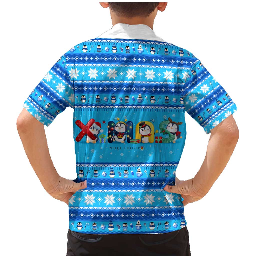 Funny Grumpy Penguin Christmas Family Matching Mermaid Dress and Hawaiian Shirt All I Want for Christmas Is You To Leave Me Alone - Wonder Print Shop