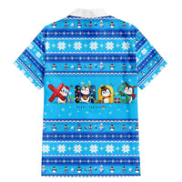 Funny Grumpy Penguin Christmas Family Matching Mermaid Dress and Hawaiian Shirt All I Want for Christmas Is You To Leave Me Alone - Wonder Print Shop