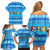 Funny Grumpy Penguin Christmas Family Matching Off Shoulder Short Dress and Hawaiian Shirt All I Want for Christmas Is You To Leave Me Alone - Wonder Print Shop