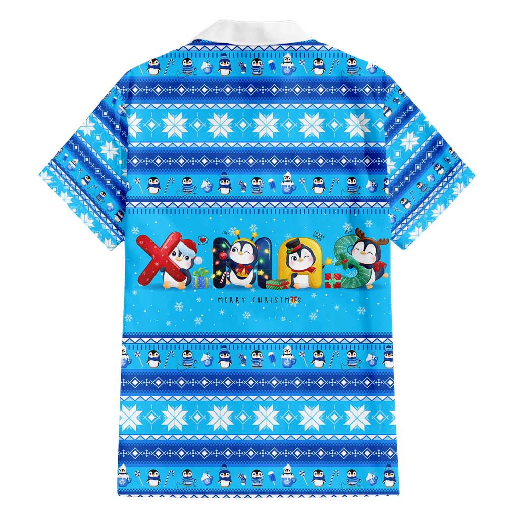 Funny Grumpy Penguin Christmas Hawaiian Shirt All I Want for Christmas Is You To Leave Me Alone - Wonder Print Shop