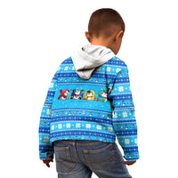 Funny Grumpy Penguin Christmas Kid Hoodie All I Want for Christmas Is You To Leave Me Alone - Wonder Print Shop