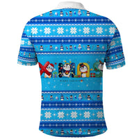 Funny Grumpy Penguin Christmas Polo Shirt All I Want for Christmas Is You To Leave Me Alone - Wonder Print Shop