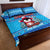 Funny Grumpy Penguin Christmas Quilt Bed Set All I Want for Christmas Is You To Leave Me Alone - Wonder Print Shop