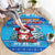 Funny Grumpy Penguin Christmas Round Carpet All I Want for Christmas Is You To Leave Me Alone - Wonder Print Shop
