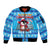 Funny Grumpy Penguin Christmas Sleeve Zip Bomber Jacket All I Want for Christmas Is You To Leave Me Alone - Wonder Print Shop