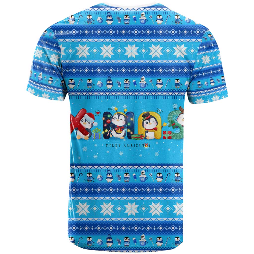 Funny Grumpy Penguin Christmas T Shirt All I Want for Christmas Is You To Leave Me Alone - Wonder Print Shop