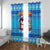 Funny Grumpy Penguin Christmas Window Curtain All I Want for Christmas Is You To Leave Me Alone - Wonder Print Shop