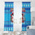 Funny Grumpy Penguin Christmas Window Curtain All I Want for Christmas Is You To Leave Me Alone - Wonder Print Shop