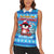Funny Grumpy Penguin Christmas Women Sleeveless Polo Shirt All I Want for Christmas Is You To Leave Me Alone - Wonder Print Shop