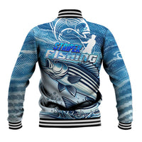 Striper Fishing Baseball Jacket Striped Bass Angler - Wonder Print Shop
