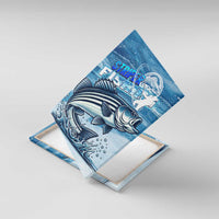 Striper Fishing Canvas Wall Art Striped Bass Angler - Wonder Print Shop