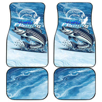 Striper Fishing Car Mats Striped Bass Angler - Wonder Print Shop
