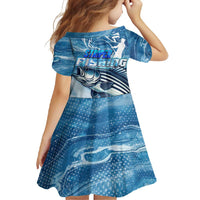 Striper Fishing Family Matching Long Sleeve Bodycon Dress and Hawaiian Shirt Striped Bass Angler - Wonder Print Shop