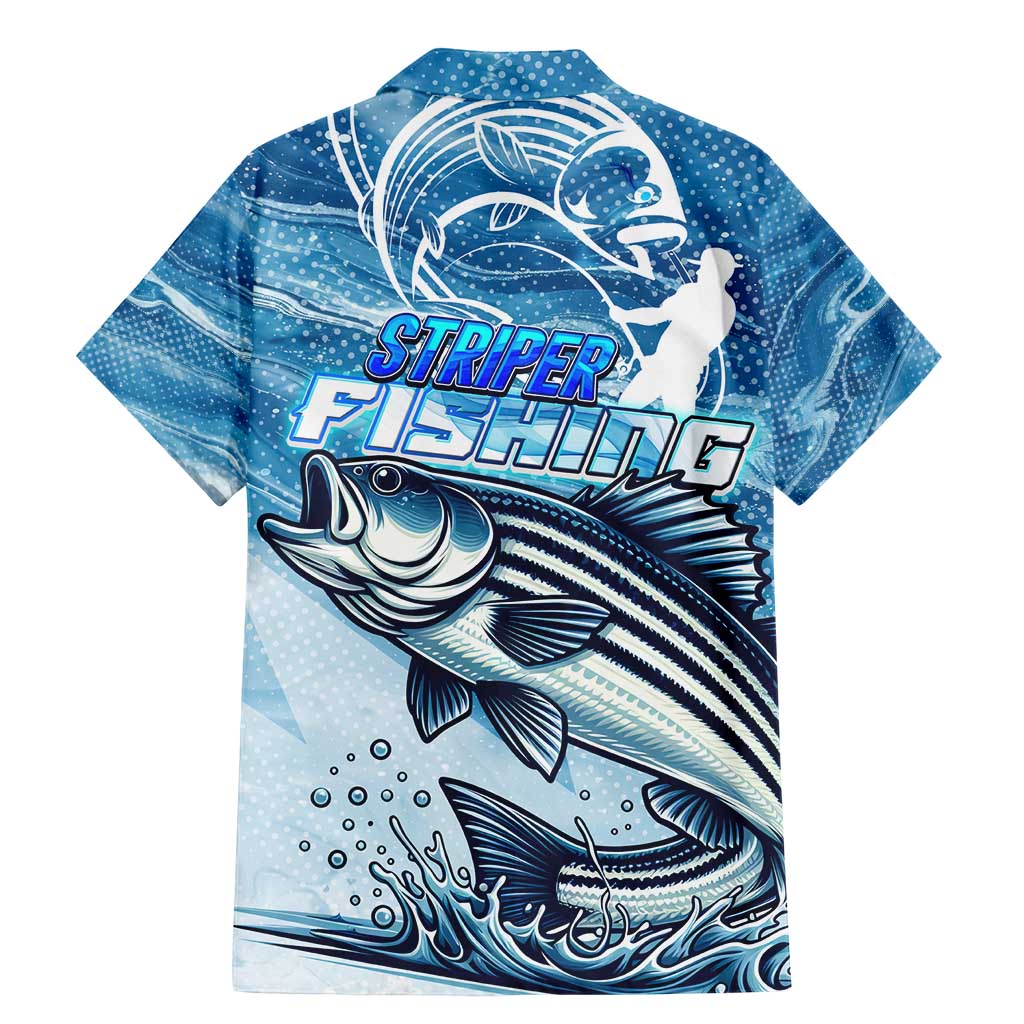 Striper Fishing Family Matching Mermaid Dress and Hawaiian Shirt Striped Bass Angler - Wonder Print Shop